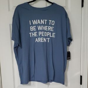 Torrid Blue Statement Tee